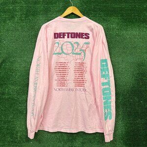Deftones North American Tour Nu Metal Band LS Shirt Size XXL